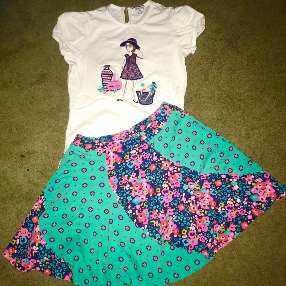 Heartstrings Matching shirt & skirt set